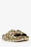 Gucci x Pikarar Beige GG Animal Print Slides Size 39