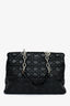 Christian Dior 2014 Black Leather Soft Cannage Lady Dior Shopping Tote