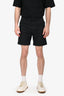 Valentino Black Denim Wide Shorts Size 44 Mens