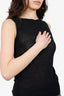 Louis Vuitton Black Cashmere/Cotton Knit Sleeveless Top Size S