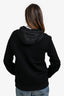 Prada 2019 Black Cotton/Nylon Hooded Zip Up Jacket Size S