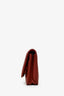 Pre-Loved Chanel™ 2011-12 Burgundy Quilted Lambskin Wallet on Chain