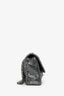 Pre-Loved Chanel™ 2006-08 Silver Metallic Sequin Classic Single Flap Bag