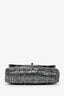 Pre-Loved Chanel™ 2006-08 Silver Metallic Sequin Classic Single Flap Bag