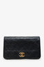 Pre-Loved Chanel™ Black Quilted Lambskin Mini Full Flap Bag