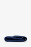 Christian Dior 2013 Navy Cannage Leather Lady Dior Wallet With Chain