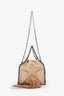 Stella McCartney Nude Leather Small Star Fringe Falabella Crossbody Bag