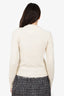 Hermès Cream Knit Sweater Size 34