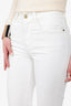 Brunello Cucinelli White Low Slung Wide Jeans Size 38
