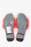 Hermès Pink Shearling 'Oran' Sandals Size 35