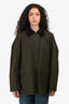 Toteme Green/Brown Padded Barn Jacket Size 32