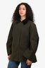 Toteme Green/Brown Padded Barn Jacket Size 32