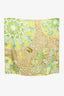 Hermès Taupe/Multicolour Silk 'Offrandes D'Un Jour' Scarf 90