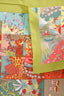 Hermès Green/Multicolour Silk 'Tout En Quilt' Scarf 90