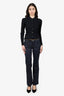 Versace Jeans Couture Navy/Pink Striped Pants Size 28