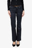 Versace Jeans Couture Navy/Pink Striped Pants Size 28