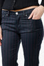 Versace Jeans Couture Navy/Pink Striped Pants Size 28
