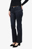 Versace Jeans Couture Navy/Pink Striped Pants Size 28