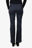 Versace Jeans Couture Navy/Pink Striped Pants Size 28