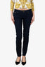 D&G Dolce & Gabbana Navy Logo Embossed Jeans Size 27