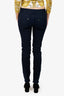 D&G Dolce & Gabbana Navy Logo Embossed Jeans Size 27