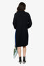 Philosophy Black/Blue Cashmere Maxi Dress Estimated Size M