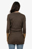 Fabiana Filippi Brown Cashmere Open Cardigan Estimated Size S