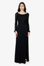 St. John Black Knit Maxi Skirt Size 12