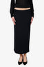 St. John Black Knit Maxi Skirt Size 12
