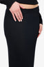 St. John Black Knit Maxi Skirt Size 12
