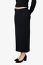 St. John Black Knit Maxi Skirt Size 12