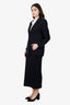 St. John Black Blazer + Skirt Set Size 10