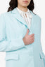 Alice & Olivia Blue Single Breasted Blazer Size 8
