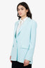 Alice & Olivia Blue Single Breasted Blazer Size 8