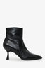 Stuart Weitzman Black Leather Ankle Boots Size 11