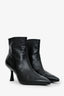 Stuart Weitzman Black Leather Ankle Boots Size 11
