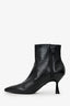 Stuart Weitzman Black Leather Ankle Boots Size 11