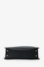 Fendi Black Grained Leather Peekaboo X-Lite Tote With Strap