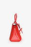 Delvaux Red Patent Leather Brilliant Bag Charm