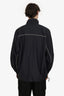 Balenciaga Black Embroidered Logo Windbreaker Size 46 Mens