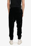 Wooyoungmi Black Velvet Track Pants Size 46 Mens