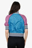 Gucci Multicolour GG Silk Zip Up Jacket Size S