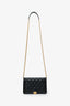 Pre-Loved Chanel™ Black Caviar CC Boy Wallet On Chain