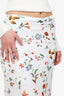Reformation White Floral Print Maxi Skirt Size XS