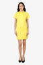 Akris Punto Yellow Mini Dress Size 2