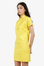 Akris Punto Yellow Mini Dress Size 2