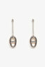 Hermès Sterling Silver 'Farandole' Drop Medium Earrings