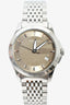 Gucci Stainless Steel Brown Face G-Timeless Watch