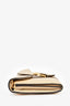 Delvaux Cream Leather 'Brilliant' Wallet on Chain