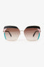 Emilio Pucci Pink/Blue Cat Eye Sunglasses